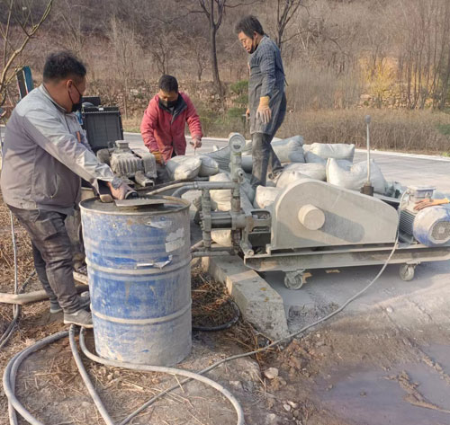 章丘路面下沉注浆